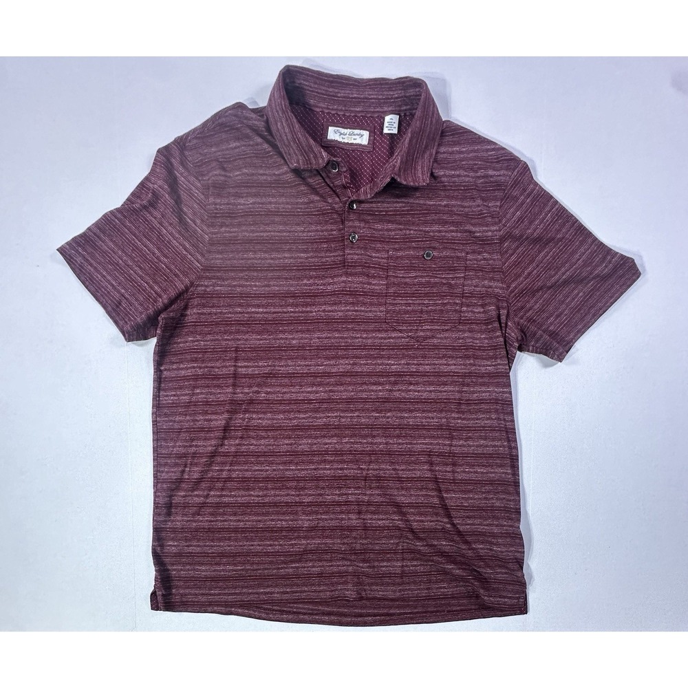 English Laundry Men's Polo Shirt XL Red Short Sleeve Golf Casual Wear
